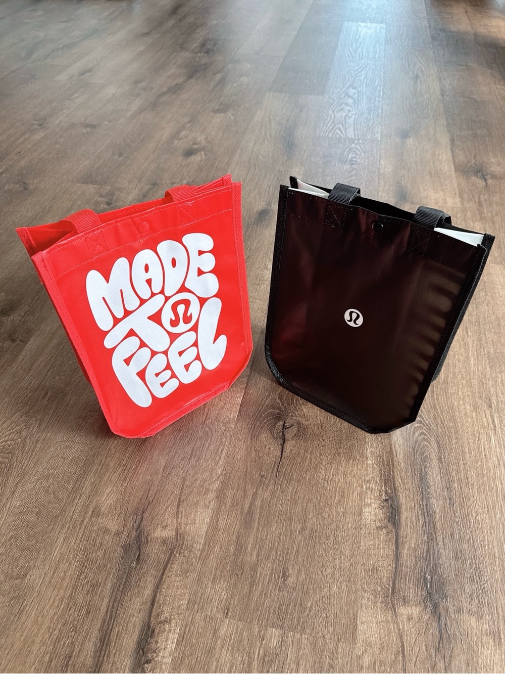 lululemon Tote Bag Bundle - Red and Black